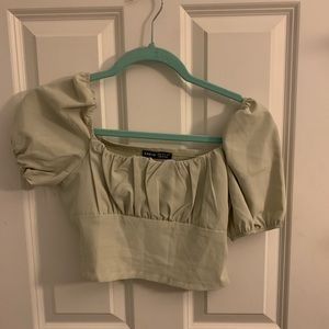 pale green blouse